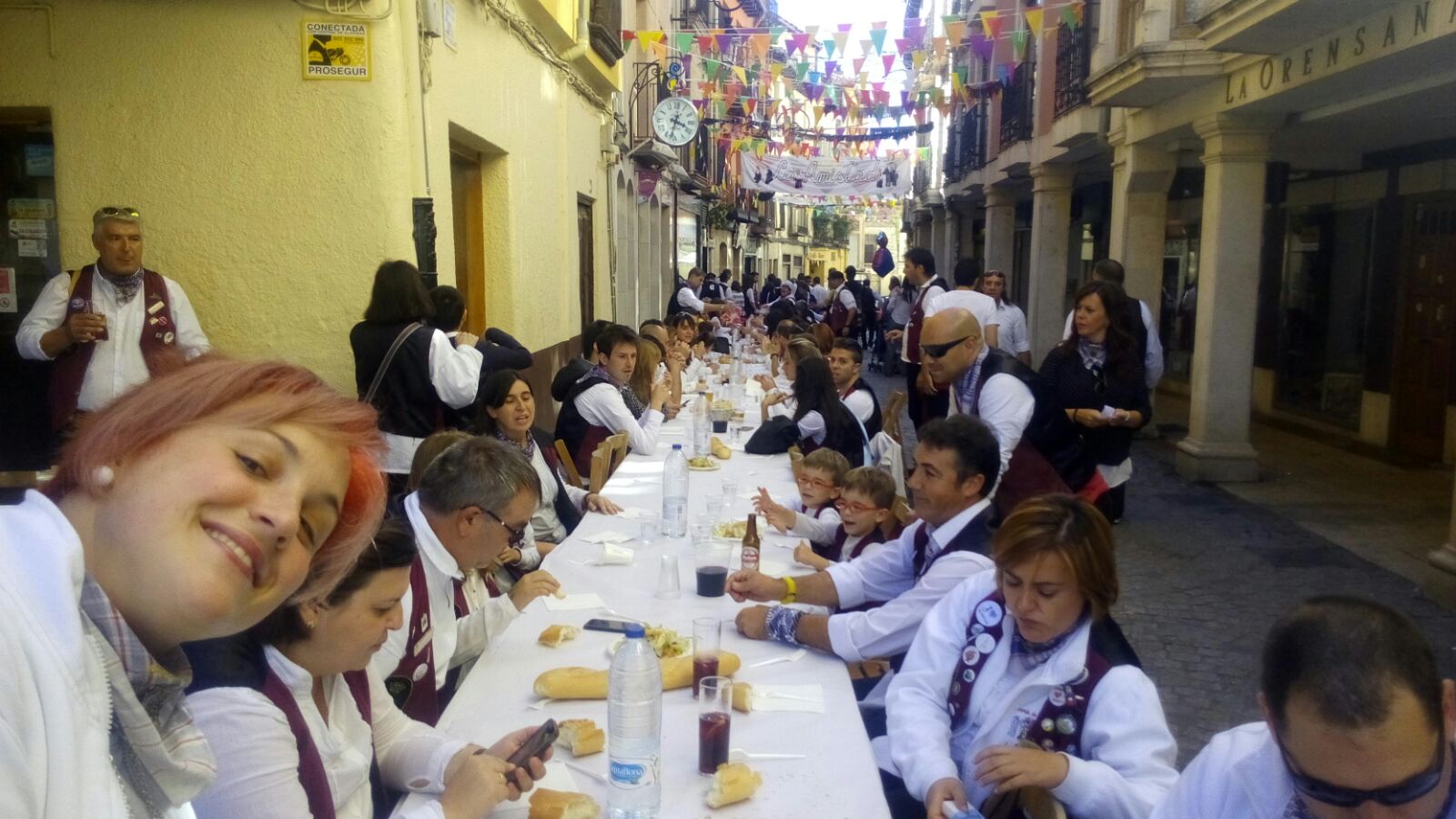 Última comida de fiestas